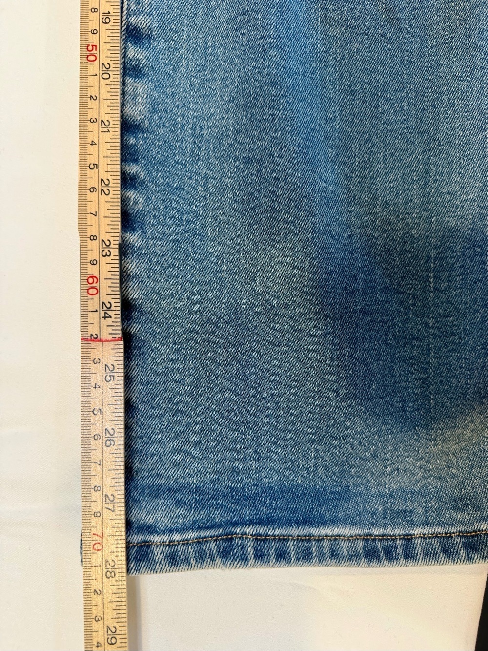 Good American Good Vintage Straight Leg Jeans - Light Blue Wash Size 15 NWT - Picture 7 of 9